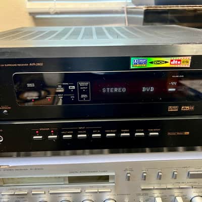 Denon AVR-2802 6.1 Ch Receiver Stereo Radio Phono; Tested image 3
