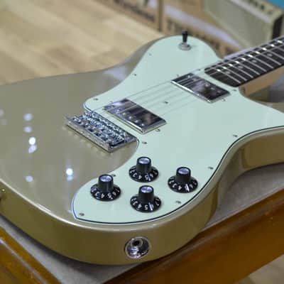 Fender Artist Chris Shiflett Telecaster Shoreline Gold Electric Guitar Incl Hardshell Case image 3