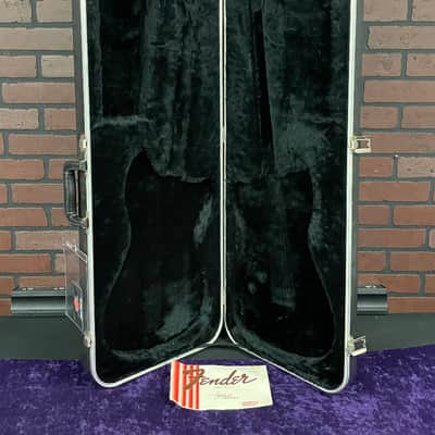 1983 Fender Bullet S3 USA Made (Version 2 "Strat") In Rare Black Finish w/ Hard Case image 9