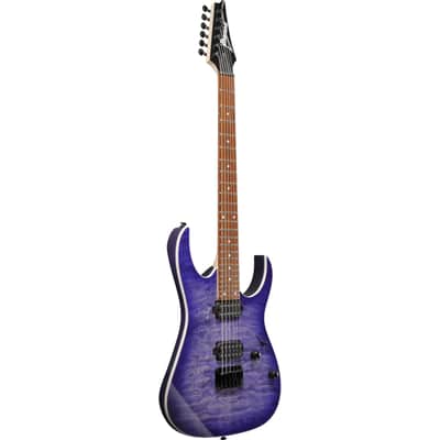 Ibanez Standard RG421QM-CBB Cerulean Blue Burst - Electric Guitar image 2