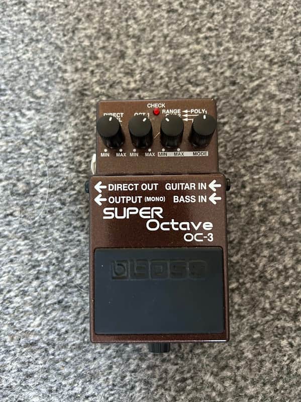 Boss OC-3 Super Octave (Dark Gray Label) 2003 - Present - Brown