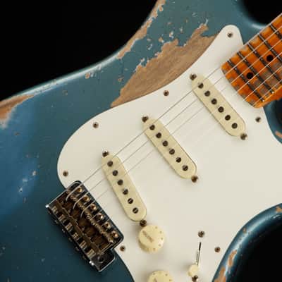 2024 - Fender Custom Shop Limited Edition Red Hot Stratocaster Super Heavy Relic - Super Faded Aged Lake Placid Blue image 18