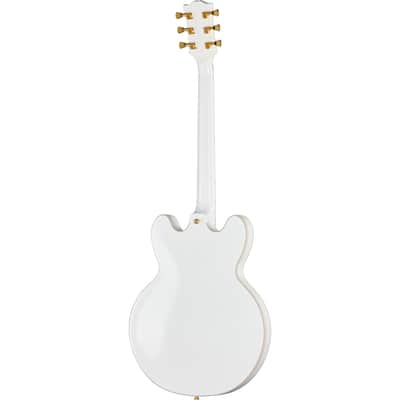 Epiphone Alex Lifeson Signature 1976 ES-355 Reissue Semi-Hollow Electric Guitar - Alpine White image 3