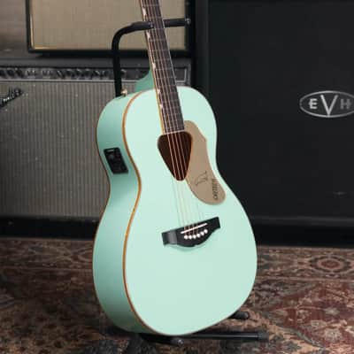 Gretsch G5021E Rancher Penguin Parlor Acoustic/Electric Guitar - Mint Metallic image 16
