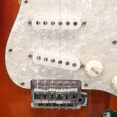 Harmony H-80 Strat Style Electric Guitar Sunburst Finish 1980's image 7