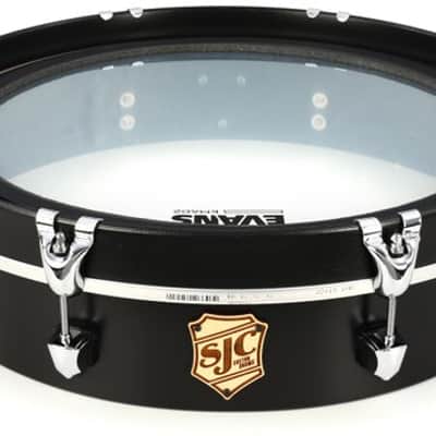 SJC Custom Drums Tour Series UFO Drum - 4 x 20 inch - Matte Black image 2