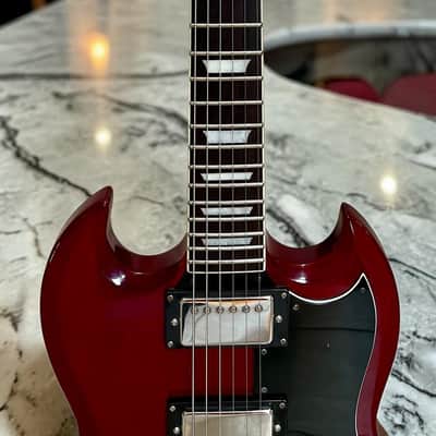 Epiphone SG G-400 - Cherry Red (Made in Korea) inc. aftermarket gigbag image 4