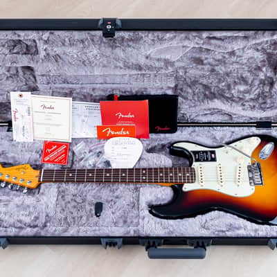 2024 Fender American Ultra Stratocaster Ultraburst, Near-Mint w/ Case, Hangtags image 19