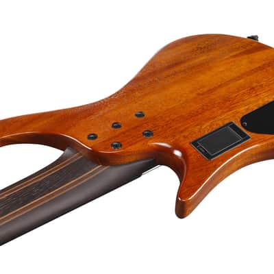 Ibanez EHB Ergonomic Headless Bass 6 String w/Bag Multi scale - Antique Brown Stained Low Gloss (EHB1506MSABL) image 10