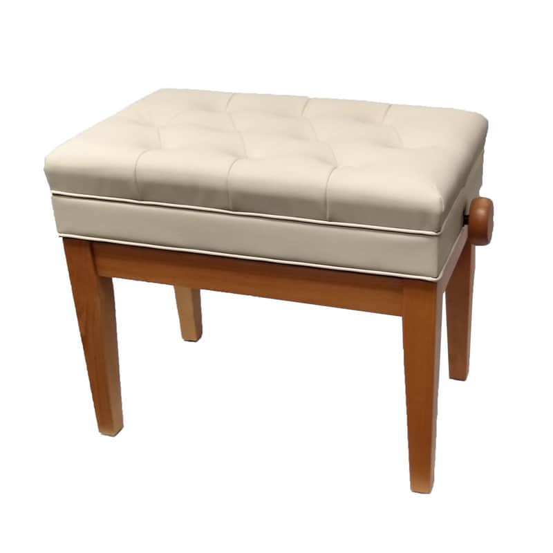Frederick Artist Adjustable Piano Bench W/music Storage - Natural image 1