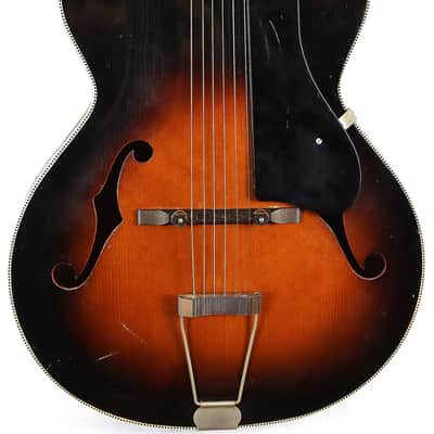 Vintage 1960s Kay P-3 Tobacco Sunbust Archtop Acoustic Guitar L-6955 image 1