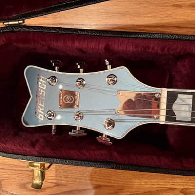 Gretsch G6136T-140 140th Anniversary Double Platinum Falcon 2023 - Present Two-Tone Stone Platinum / Pure Platinum image 4