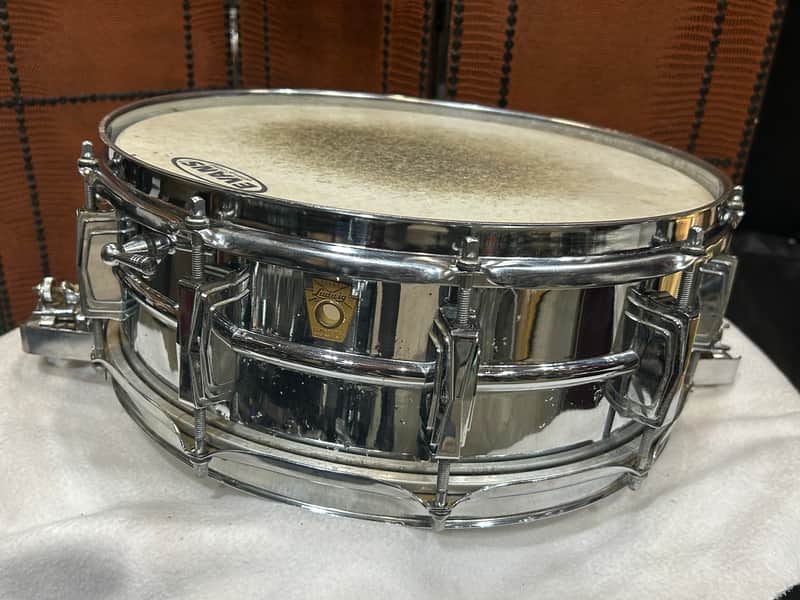 Ludwig 5" deep X 14" head Super Sensitive Snare Drum (3296-SD-4186) 1966 - chrome image 1