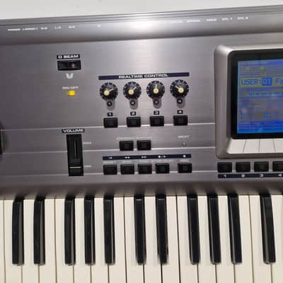 Roland Fantom - Workstation Keyboard - Silver/Black - Good w/ Soft Case, Power Cable image 8