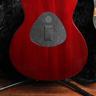 Taylor T5-S Thinline Acoustic-Electric Guitar Red Edgeburst 2005 Pre-Owned image 14