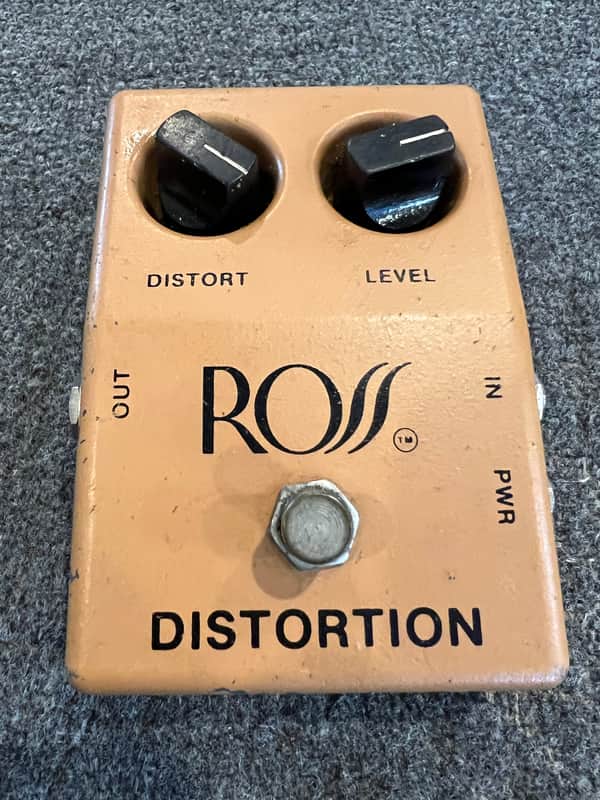 Ross Distortion Guitar Effects Pedal 1970s Chanute Kansas - Tan image 1