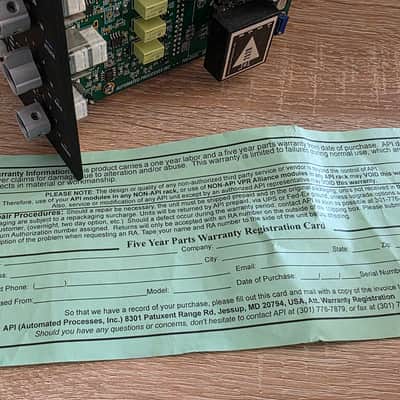 API 529 500 Series Stereo Compressor Module (API 2500 in 500 format) image 9
