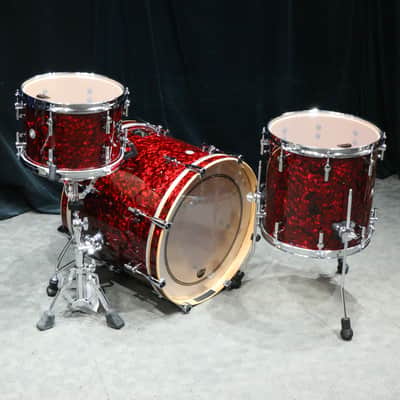 Sonor Momentum Beech Drum Kit 20-12-14in - Red Pearl image 3