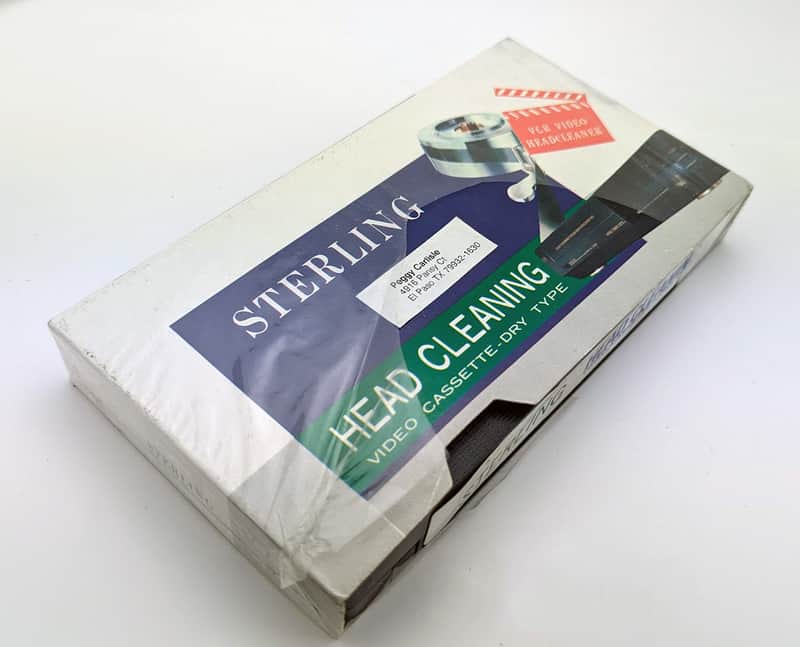 Sterling Dry Type VCR Video Cassette Tape Head Cleaner - Brand New - Factory Sealed image 1