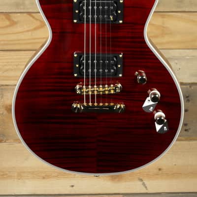 ESP EC-1000T CTM Electric Guitar See Thru Black Cherry image 2