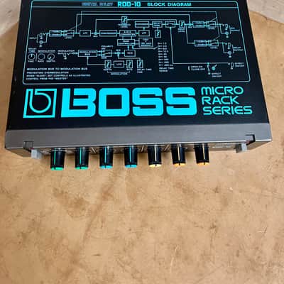 Boss RDD-10 Micro Rack Series Digital Delay 1985 - 1991 - Black image 8