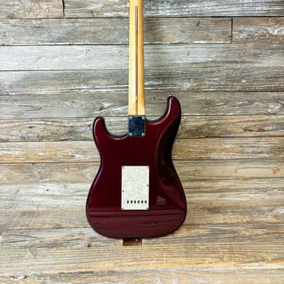2008 Fender Standard Stratocaster MIM HSS - Midnight Wine image 9
