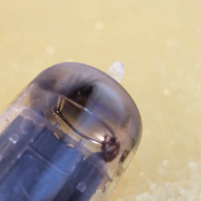 RCA Matched Pair (2) 6CG7 tNOS AT1000 TESTED Vacuum Tubes T1 blackplate dual triode 1954-1959 image 9
