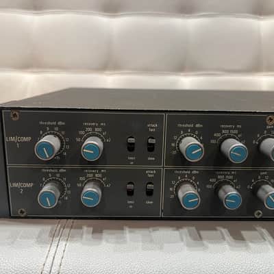 Neve 33609 Discrete Stereo Compressor / Limiter Metal Knob 1970s - Blue image 1