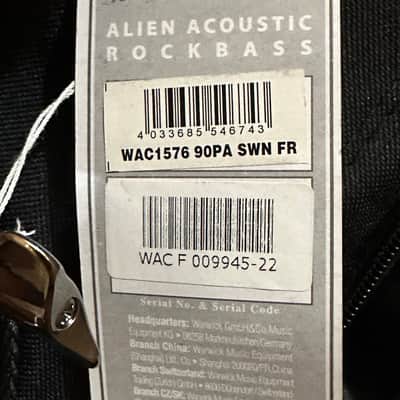 Warwick 6 String RockBass Alien Deluxe Acoustic Electric Bass Guitar image 17