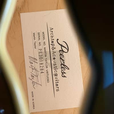 Immagine Peerless Martin Taylor Virtuoso 2019 Antique Sunburst High Gloss - 9