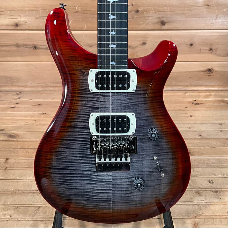 PRS SE Custom 24 "Floyd" Electric Guitar - Charcoal Cherry Burst image 1
