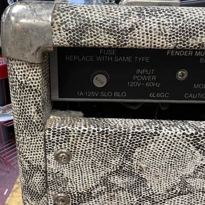 Vintage Fender Champ 12 Tube Guitar Amp Amplifier 1980's Snakeskin Just Serviced image 10
