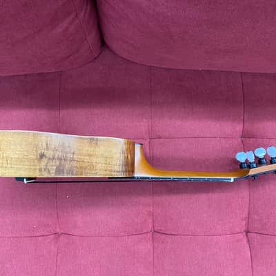 Kamaka HF-1 Soprano Ukulele with Full Ebony Package, MOP inlay, Koa Medium Curl Upgrade w/ Case image 13