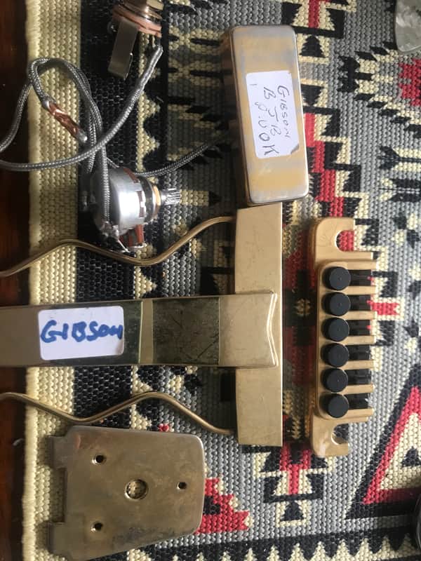 Gibson BJB pickup, tailpiece & parts image 1