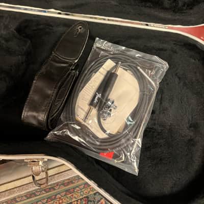 2000 Fender American Deluxe Fat Stratocaster HSS with Maple Fretboard Crimson Transparent image 21