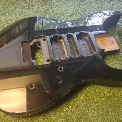 Jackson Vintage PS4 Super Strat Body 1990s - Original Factory Gloss Black Finish image 3