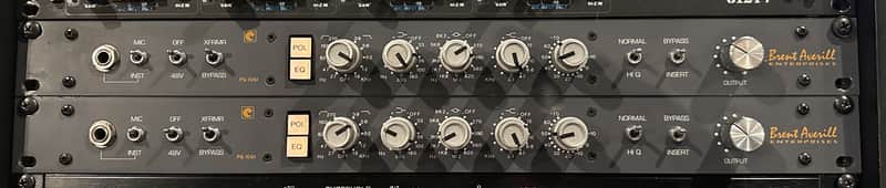 Calrec PQ 1061 Brent Averill Channel Strip Vintage 1970's PQ1061 Mic Preamp EQ image 1
