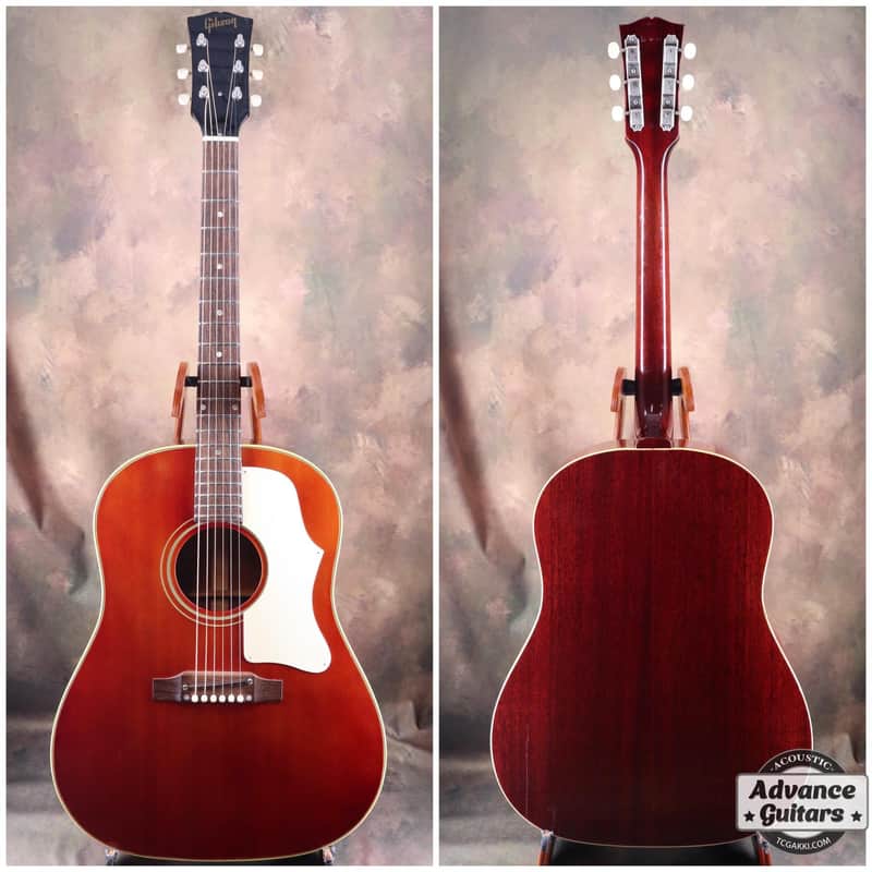 Gibson 1966 J-45 Cherry Red “BGN” Stamped image 1