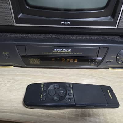 PHILIPS COMBI TC 10 ✅Serviced Rare Vintage SET TV RADIO CASSETTE RECORDER BOOMBOX +VIDEO image 9