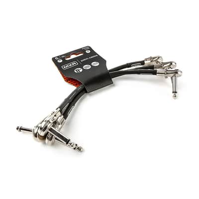 MXR 6" Pancake Plug Patch Cable for Guitar Effects Pedals 3 Pack image 4