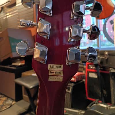 Cort Effector LP 1980's - Cherry Red image 9
