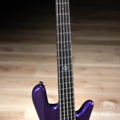 Spector NS Ethos HP 5 String Bass Guitar w/ Gigbag – Plum Crazy Gloss image 4