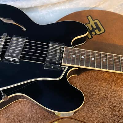 NEW ! Gibson ES-335 50s Semi-Hollowbody Electric Guitar - Ebony - Authorized Dealer - 8 lbs - G07034 image 2