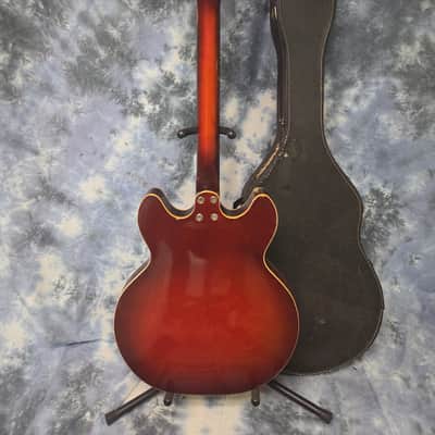 Vintage RARE 1968 Harmony H53 Rocket DeArmond Pickup Upgraded Electronics New Strings Pro Setup Original Soft Shell Case image 12