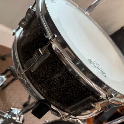 Ludwig Super Classic 1961-1963 pre-serial number - Black Galaxy Sparkle - 4 pc shell set image 11
