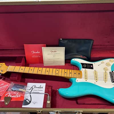 Fender American Vintage II 1957 Stratocaster MN Seafoam Green- 7lbs. 15.9oz s#V2324121 image 2