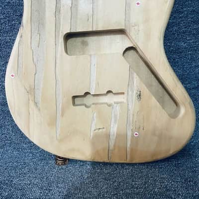 Basswood 4 String Jazz Bass Style Body image 5