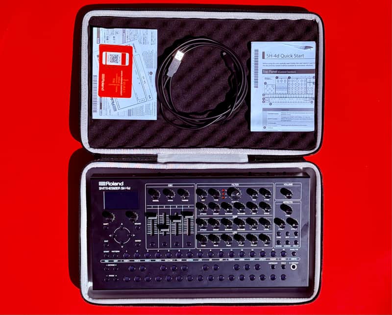 Roland SH-4D Polyphonic Desktop Synthesizer 2023 - Present - Black image 1
