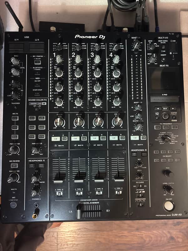 Pioneer DJM-A9 4-Channel DJ Mixer 2023 - Present - Black image 1