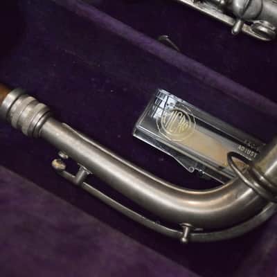 C.G. Conn C Melody Silver Plated Alto Saxophone 1922 image 4